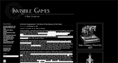 Desktop Screenshot of invisiblegames.net